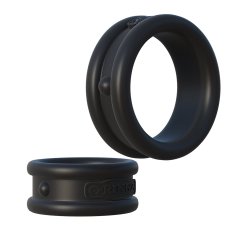 Fantasy C-Ringz Max-Width Silicone Rings - Black Sex Toy