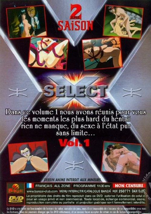 Anime Hentai Dvd Tri Angle - Select X Vol. 1 (2008) | Banzai | Adult DVD Empire