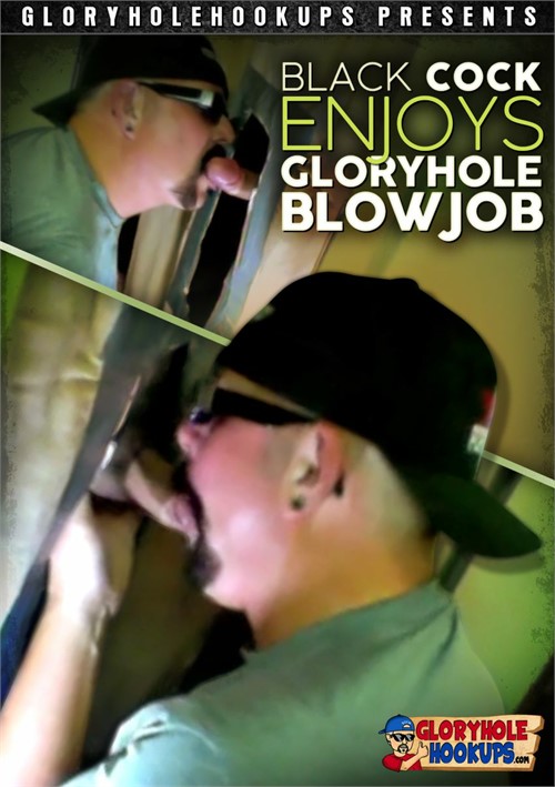 Black Cock Enjoys Gloryhole Blowjob Boxcover