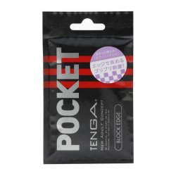 Tenga Pocket Masturbator - Block Edge Sex Toy Tenga Pocket Masturbator - Block Edge Sex Toy