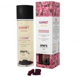 EXSENS of Paris Organic Massage Oil w/Stones - Garnet Argan EXSENS of Paris Organic Massage Oil w/Stones - Garnet Argan Boxcover