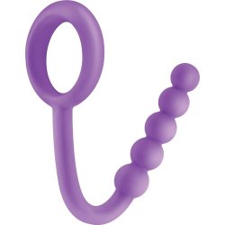 Fetish Fantasy Elite Ball Cinch w/ Anal Beads - Purple Fetish Fantasy Elite Ball Cinch w/ Anal Beads - Purple Boxcover