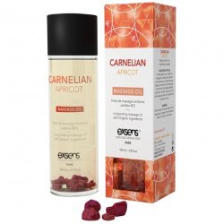 EXSENS of Paris Organic Massage Oil w/Stones - Carnelian Apricot EXSENS of Paris Organic Massage Oil w/Stones - Carnelian Apricot Boxcover