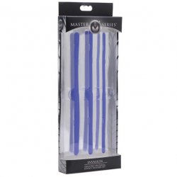 Master Series Invasion Silicone Urethral Sound Trainer Set - Blue Sex Toy Master Series Invasion Silicone Urethral Sound Trainer Set - Blue Sex Toy