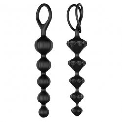 Satisfyer Soft Silicone Beads - Black Sex Toy Satisfyer Soft Silicone Beads - Black Sex Toy