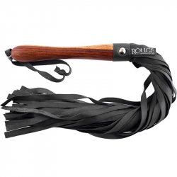 Rouge Wooden Handle Leather Flogger - Black Rouge Wooden Handle Leather Flogger - Black Boxcover