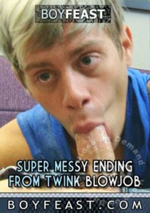 Super Messy Ending From Twink Blowjob Boxcover