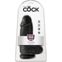 King Cock: 9" Chubby Realistic Cock - Black King Cock: 9" Chubby Realistic Cock - Black Boxcover