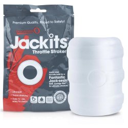 Screaming O - Jackits Throttle Stroker - Clear Sex Toy