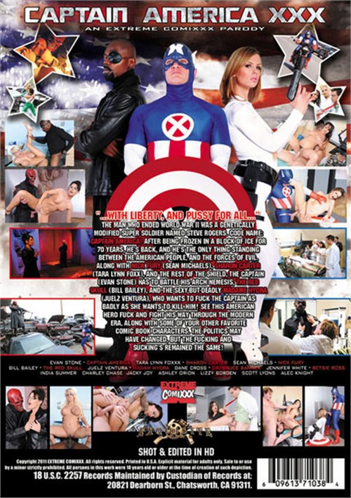 500px x 709px - Captain America XXX: An Extreme Comixxx Parody (2011) | Adult DVD Empire