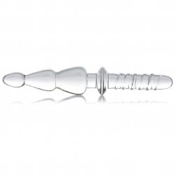 Saber Anal Links Glass Thruster Sex Toy Saber Anal Links Glass Thruster Sex Toy