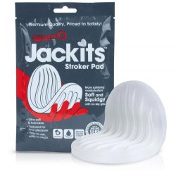 Screaming O - Jackits Stroker Pad - Clear Sex Toy Screaming O - Jackits Stroker Pad - Clear Sex Toy