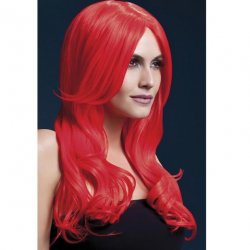 Smiffy: The Fever Wig Collection Khloe - Neon Red Smiffy: The Fever Wig Collection Khloe - Neon Red Boxcover