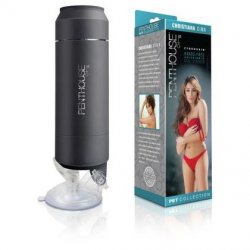 Penthouse Pet CyberSkin Hands-Free Adjustable Dual Stroker - Christiana Cinn Penthouse Pet CyberSkin Hands-Free Adjustable Dual Stroker - Christiana Cinn Boxcover