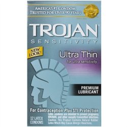 Trojan Ultra Thin Lubricated - 12 Pack Trojan Ultra Thin Lubricated - 12 Pack Boxcover