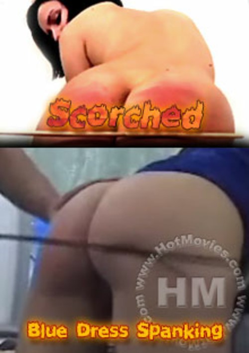 Blue Dress Spanking