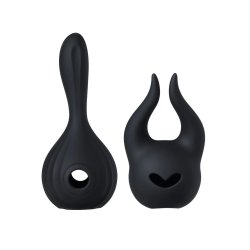 Horns Pomi Wand Attachments Bundle - Black Sex Toy
