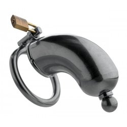Master Series: Armor Chastity Cage & Removable Urethral Insert Sex Toy Master Series: Armor Chastity Cage & Removable Urethral Insert Sex Toy
