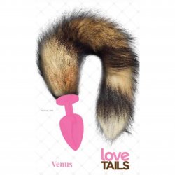Love Tails: Venus Pink Plug with Long Brown Tail - Large Love Tails: Venus Pink Plug with Long Brown Tail - Large Boxcover