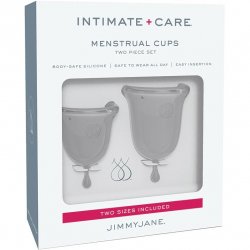 JimmyJane: Intimate Care Menstrual Cups - Clear JimmyJane: Intimate Care Menstrual Cups - Clear Boxcover