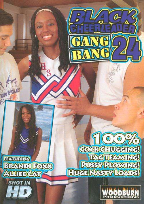Black Cheerleader Gang Bang 24