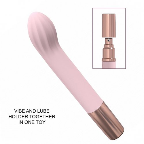 LoveLine: The Traveler G-Spot 10 Speed Vibe with Lube Holder - Pink | Sex Toys & Adult Novelties @ Hot Movies For Her LoveLine: The Traveler G-Spot 10 Speed Vibe with Lube Holder - Pink | Sex Toys & Adult Novelties @ Hot Movies For Her
