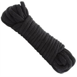 Japanese Style Bondage Rope Cotton - Black - 32 Feet Japanese Style Bondage Rope Cotton - Black - 32 Feet Boxcover