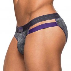 Male Power: Heather Haze Cutout Bikini - Grey - Large Boxcover