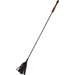 Rouge Wooden Handle Leather Riding Crop - Black Rouge Wooden Handle Leather Riding Crop - Black Boxcover