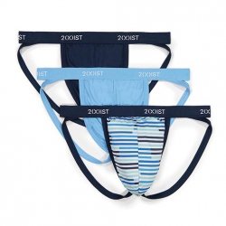 2XIST Micro Speed Dri Jock Strap 3 Pack - Navy/Sunset Stripe/Alaskan Blue - Medium 2XIST Micro Speed Dri Jock Strap 3 Pack - Navy/Sunset Stripe/Alaskan Blue - Medium Boxcover