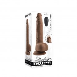 Evolved Thrust In Me Remote Controlled Thrusting & Vibrating Dildo - Chocolate Evolved Thrust In Me Remote Controlled Thrusting & Vibrating Dildo - Chocolate Boxcover