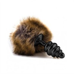 Shots Toys: Extra Feel Bunny Tail Buttplug - Black Shots Toys: Extra Feel Bunny Tail Buttplug - Black Boxcover