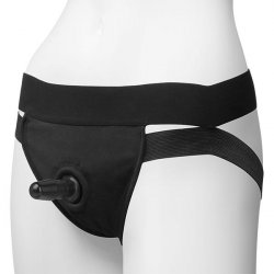 Vac-U-Lock Black Panty Harness with Plug Dual Strap - L/XL Vac-U-Lock Black Panty Harness with Plug Dual Strap - L/XL Boxcover