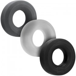Hunkyjunk HUJ3 C-Ring 3-Pack - Tar/Ice/Stone Hunkyjunk HUJ3 C-Ring 3-Pack - Tar/Ice/Stone Boxcover