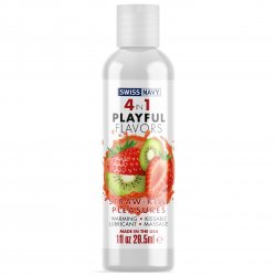 Swiss Navy: 4 in 1 Strawberry Kiwi Pleasure - 1 oz. Swiss Navy: 4 in 1 Strawberry Kiwi Pleasure - 1 oz. Boxcover