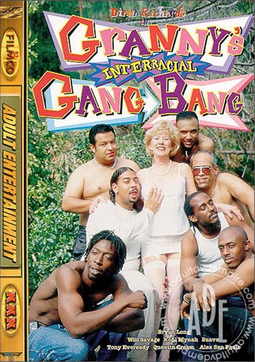 Granny's Interracial Gang Bang