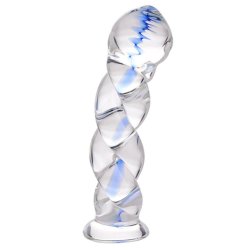Prisms Soma Twisted Glass Dildo Sex Toy Prisms Soma Twisted Glass Dildo Sex Toy