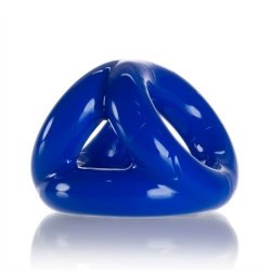 Ox Balls 3 Ring Sling - Police Blue Sex Toy Ox Balls 3 Ring Sling - Police Blue Sex Toy