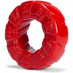 Ox Balls Diesel Silicone Cockring - Red Sex Toy Ox Balls Diesel Silicone Cockring - Red Sex Toy