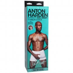 Signature Cocks - Anton Harden 11" ULTRASKYN Cock with Removable Vac-U-Lock Suction Cup Sex Toy