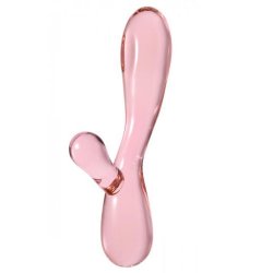Prisms Sattva Rabbit Style Glass Dildo - Pink Prisms Sattva Rabbit Style Glass Dildo - Pink Boxcover