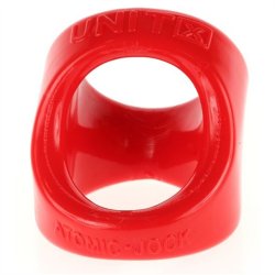 Ox Balls Unit X Cocksling - Red Sex Toy Ox Balls Unit X Cocksling - Red Sex Toy