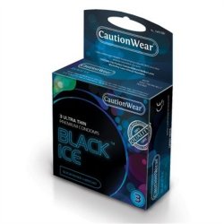 Caution Wear: Black Ice Ultra Thin - 3 Pack Caution Wear: Black Ice Ultra Thin - 3 Pack Boxcover