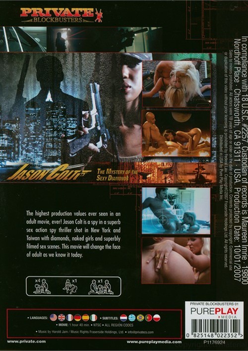 Back cover of Jason Colt: Mystery Of The Sexy Diamonds