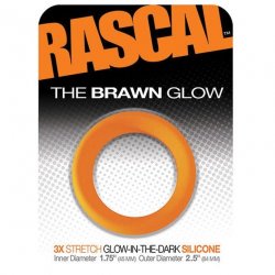 Rascal: The Brawn Cockring - Glow in the Dark - Orange Rascal: The Brawn Cockring - Glow in the Dark - Orange Boxcover