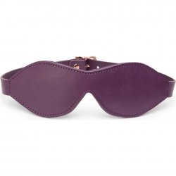 Fifty Shades Freed: Cherished Collection Leather Blindfold - Purple Sex Toy Fifty Shades Freed: Cherished Collection Leather Blindfold - Purple Sex Toy