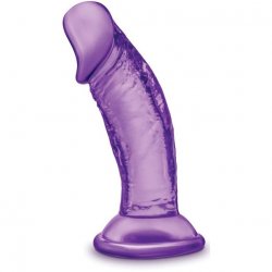 B Yours Sweet n Small 4" Dildo with Suction Cup - Purple Boxcover