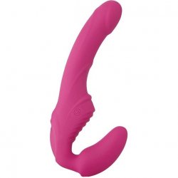 Eve's Vibrating Strapless Strap On - Pink Eve's Vibrating Strapless Strap On - Pink Boxcover