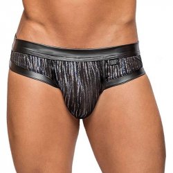 Male Power: Dazzle Panel Jock - Black - S/M Sex Toy Male Power: Dazzle Panel Jock - Black - S/M Sex Toy