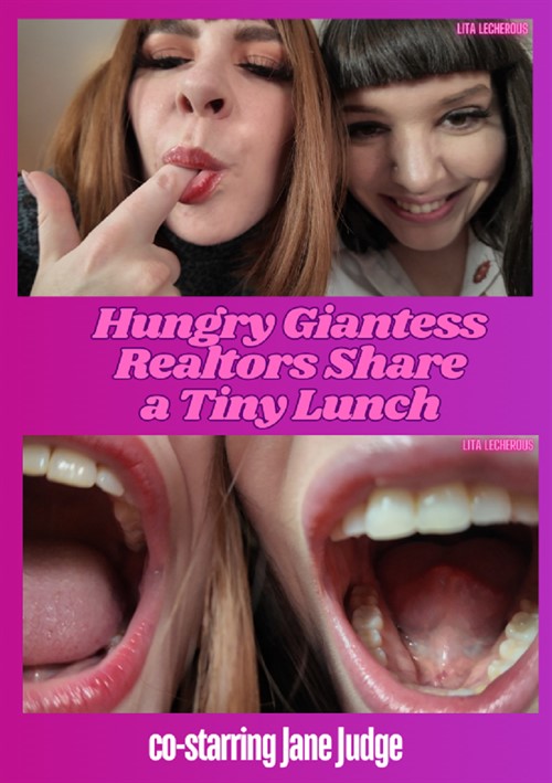 Hungry Giantess Realtors Share a Tiny Lunch